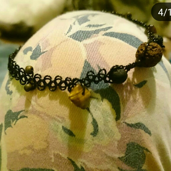 "Neutrals" Tattoo Choker - Picture 2 of 3